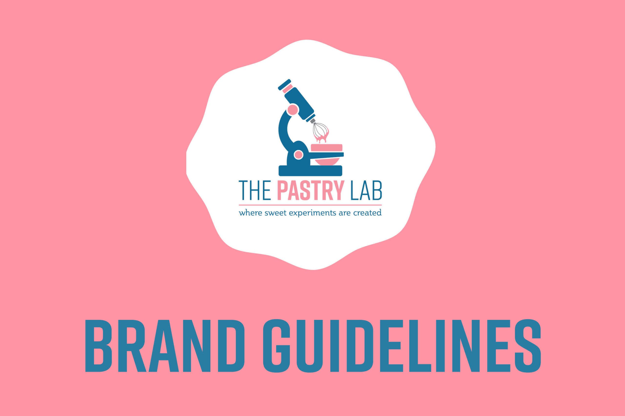 pastry lab brand guidelines cover